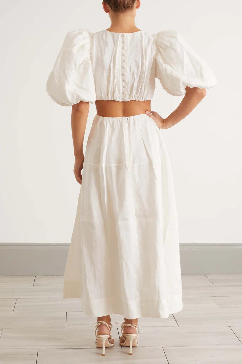 Aje | Vanades Midi (White)