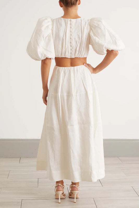 Aje | Vanades Midi (White)