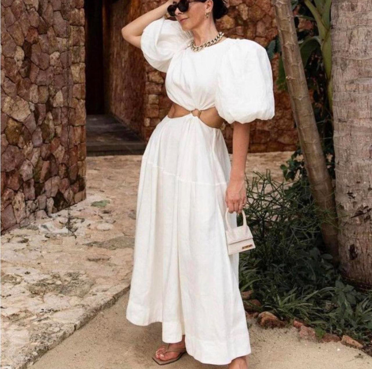 Aje | Vanades Midi (White)