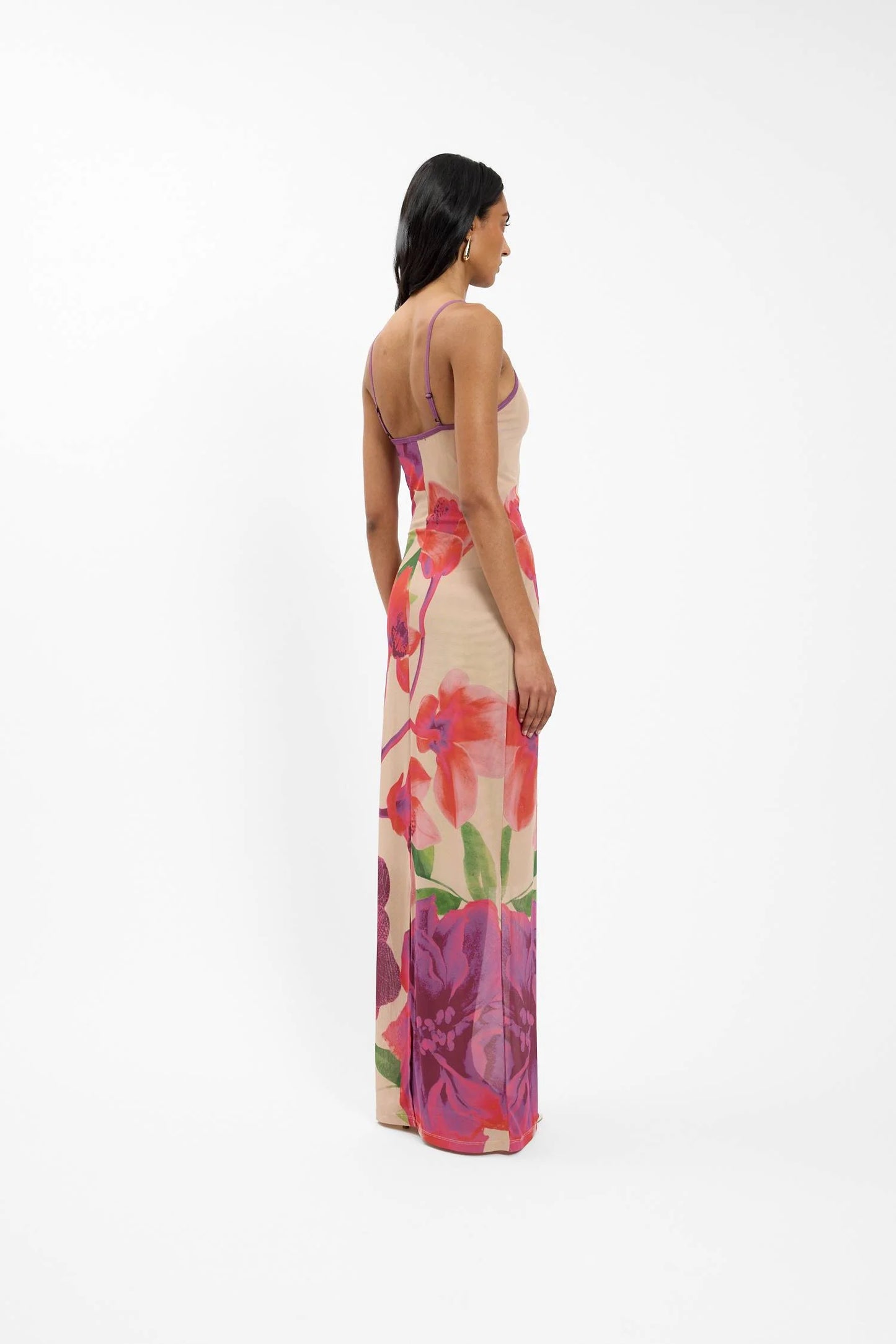 With Harper Lu | Fuscia Bloom Maxi