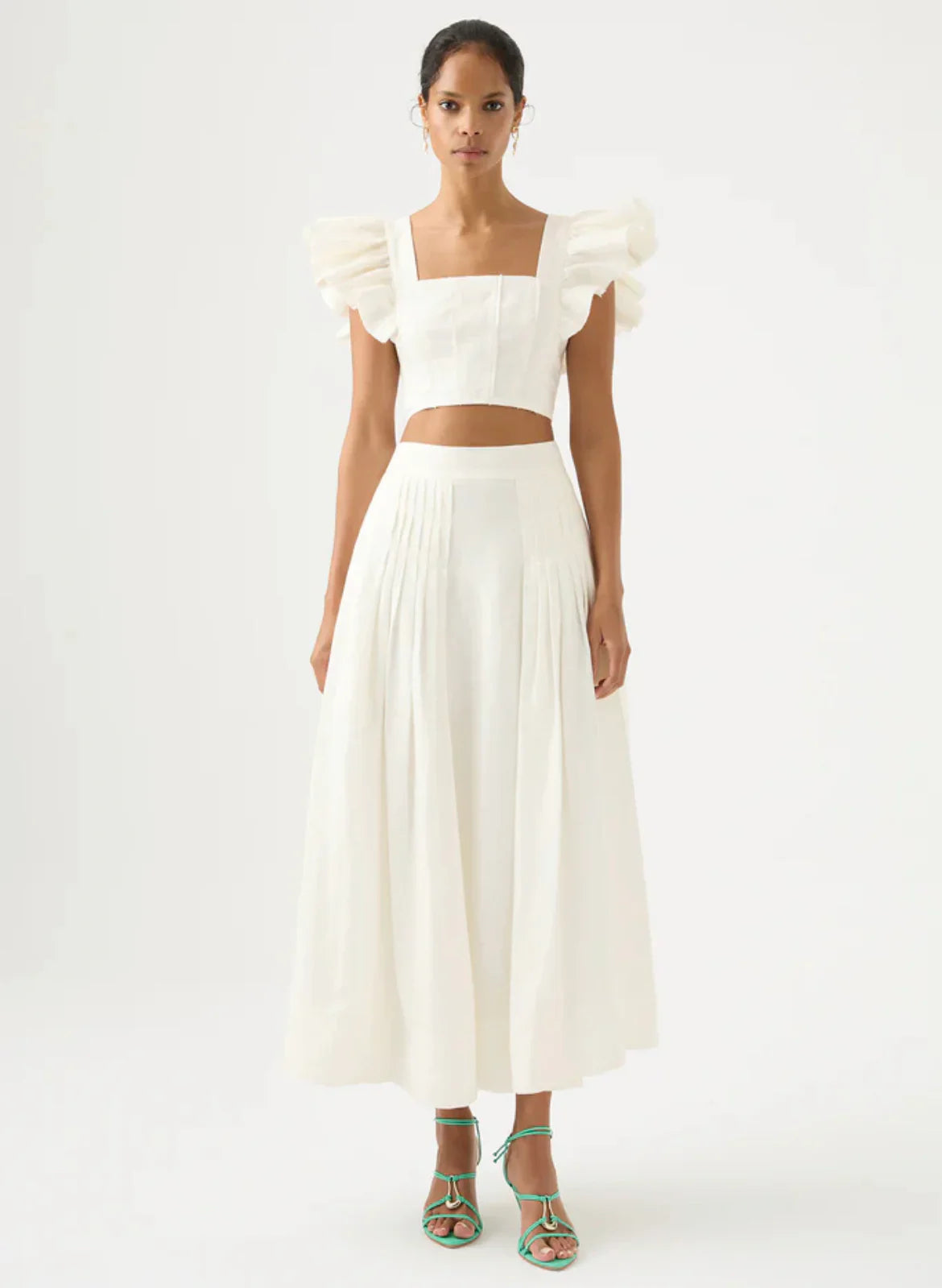Aje | Vanades Frill Midi Set
